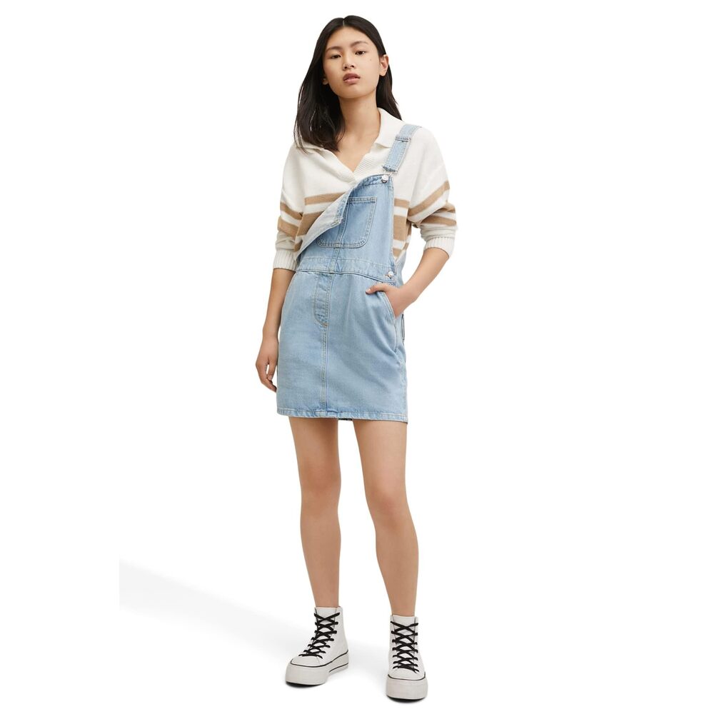 MANGO Dungaree Dress Bego (Teen) Tejano Claro MD (66"")